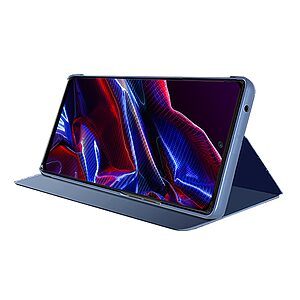 Θήκη Xiaomi Redmi Note 12 5G / Poco X5 5G Mad Mask Mirror Surface Series Flip Window δερματίνη μπλε - Image 3