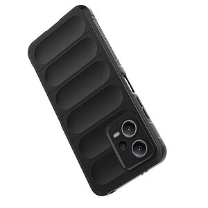 Θήκη Xiaomi Redmi Note 12 5G / Poco X5 5G Mad Mask Rugged Armor από σκληρό Premium TPU μαύρο - Image 4