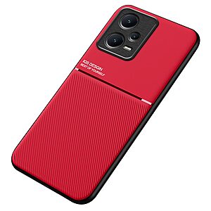 Θήκη Xiaomi Poco X5 Pro 5G Mad Mask Inner Edge πλάτη από συνθετικό δέρμα TPU κόκκινο