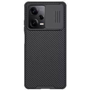 Θήκη Xiaomi Poco X5 Pro 5G NiLLkin Camshield Pro Series Πλάτη με προστασία για την κάμερα από σκλήρό Premium TPU μαύρο