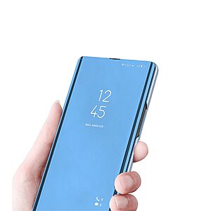 Θήκη Realme 10 Mad Mask Mirror Surface Series Flip Window δερματίνη ροζ χρυσό - Image 5
