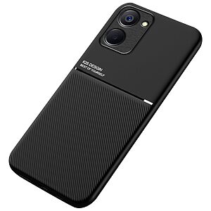 Θήκη Realme 10 Mad Mask Inner Edge πλάτη από συνθετικό δέρμα TPU μαύρο