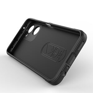 Θήκη Realme 10 Mad Mask Rugged Armor από σκληρό Premium TPU μαύρο - Image 3