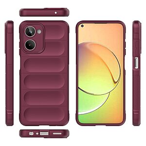 Θήκη Realme 10 Mad Mask Rugged Armor από σκληρό Premium TPU μπλε - Image 5