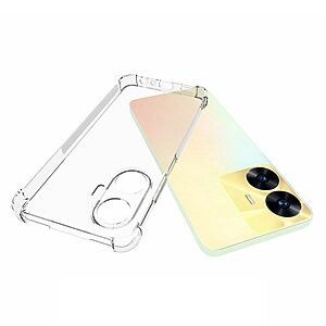 Θήκη Realme C55 OEM Silicone Sockproof Dual layer Transparent Πλάτη TPU - Image 5