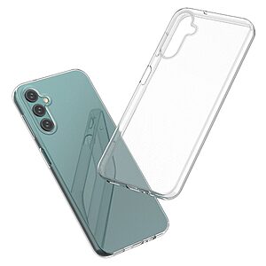 Θήκη Samsung Galaxy A14 4G / 5G OEM Silicone Sockproof V6 Anti-Slip Transparent Πλάτη TPU - Image 4