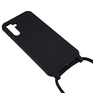 Θήκη Samsung Galaxy A14 4G / 5G OEM Soft Silicone Sockproof v3 πλάτη με κορδόνι από αντικραδασμικό TPU μαύρο - Image 3