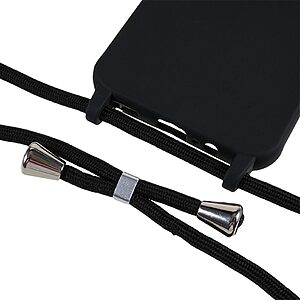 Θήκη Samsung Galaxy A14 4G / 5G OEM Soft Silicone Sockproof v3 πλάτη με κορδόνι από αντικραδασμικό TPU μαύρο - Image 4