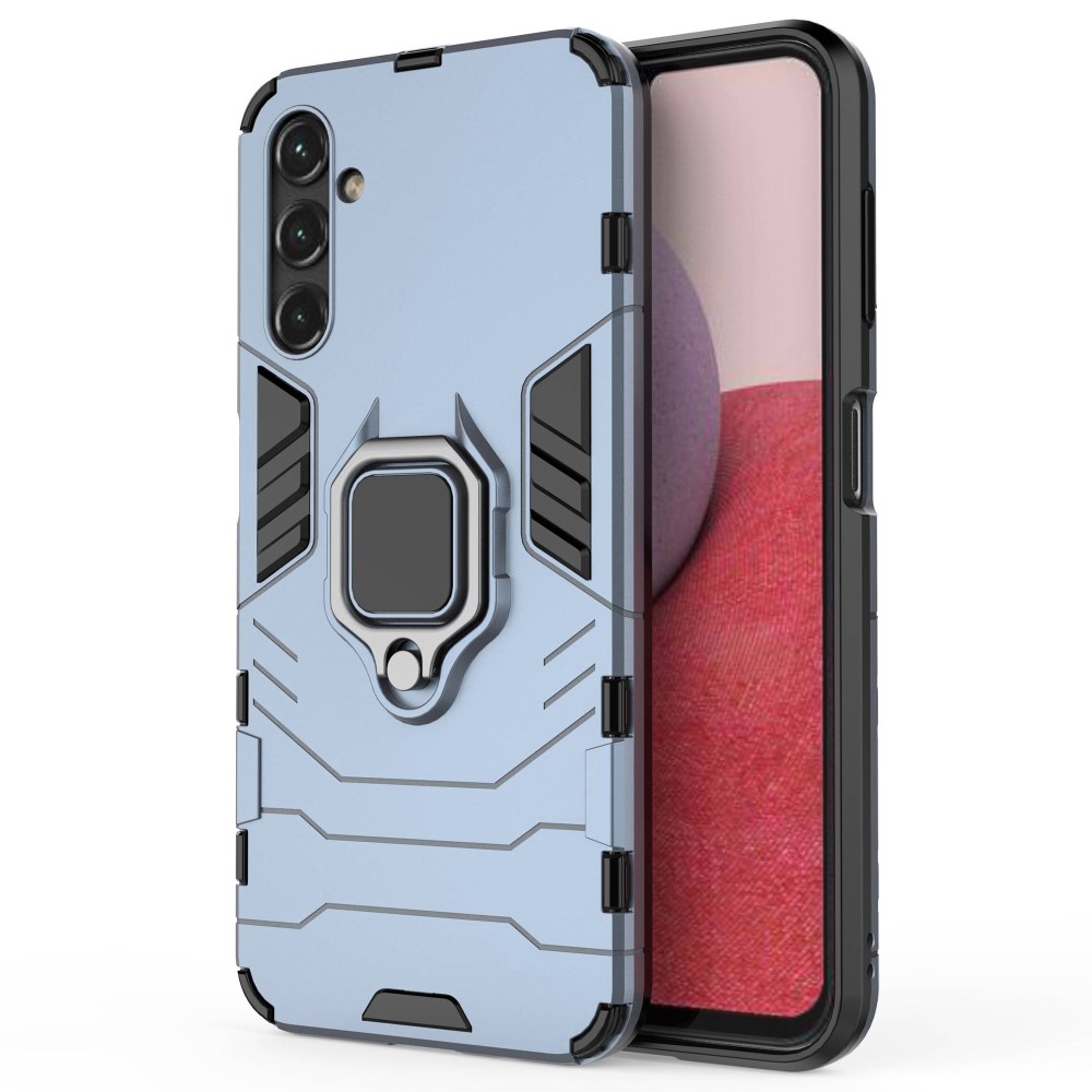 Θήκη Samsung Galaxy A14 4G / 5G Mad Mask Πλάτη Thin Armor με Μαγνητικό δαχτυλίδι και Βάση στήριξης TPU μπλε