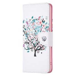 Θήκη Samsung Galaxy A34 5G OEM Flowered Tree με βάση στήριξης, υποδοχές καρτών και μαγνητικό κούμπωμα Flip Wallet από συνθετικό δέρμα και TPU - Image 5