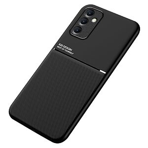 Θήκη Samsung Galaxy A54 5G Mad Mask Inner Edge πλάτη από συνθετικό δέρμα TPU μαύρο