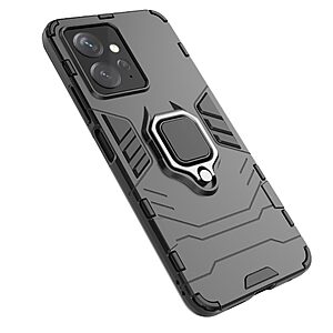 Θήκη Xiaomi Redmi Note 12 4G Mad Mask Πλάτη Thin Armor με Μαγνητικό δαχτυλίδι και Βάση στήριξης TPU μαύρο - Image 4