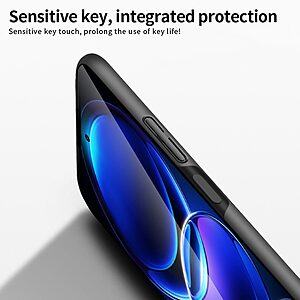 Θήκη Xiaomi Redmi Note 12 Pro+ MOFI Shield JK Slim Series Πλάτη από σκληρό πλαστικό μαύρο - Image 3