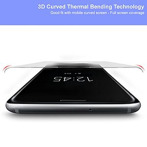 Αντιχαρακτικό γυαλί IMAK 3D Curved Series για Samsung Galaxy S23 Ultra 5G πλήρους κάλυψης Full Coverage Tempered Glass 9H - Image 3