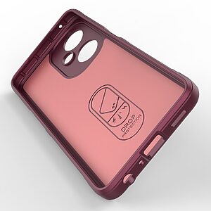 Θήκη OnePlus Nord CE 3 Lite 5G Mad Mask Rugged Armor από σκληρό Premium TPU κόκκινο σκούρο - Image 4