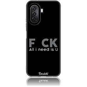 Θήκη για Huawei Nova Y70 F_ck All I Need Is U - Soft TPU