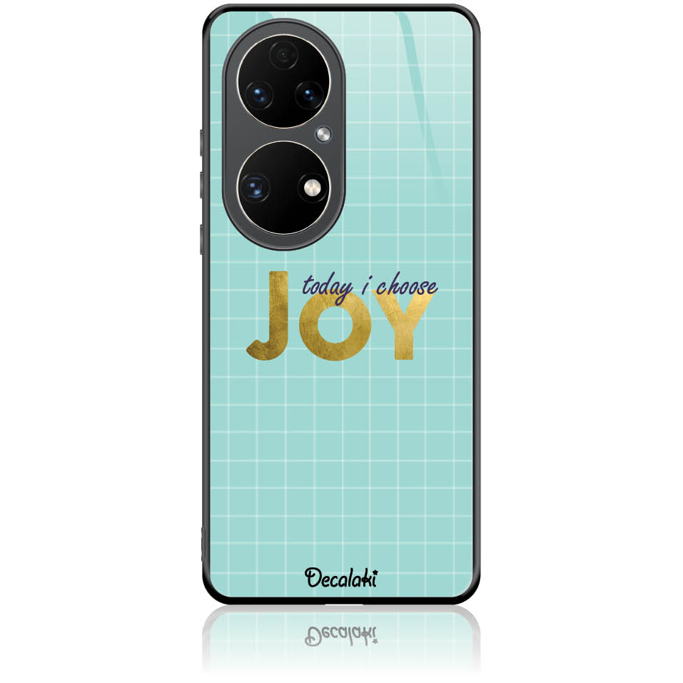 Θήκη για Huawei P50 Pro Today I Choose Joy - Tempered Glass