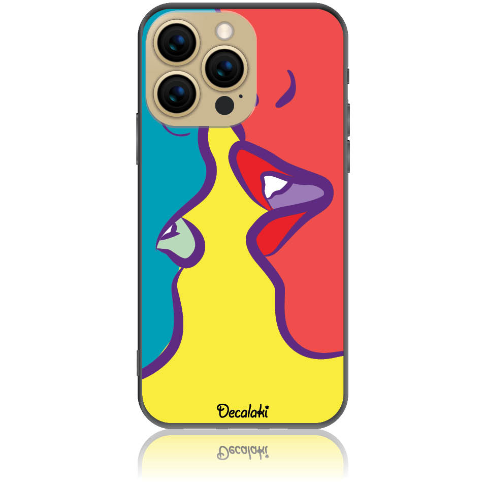 Θήκη για iPhone 13 Pro Pop Art Kiss - Soft TPU