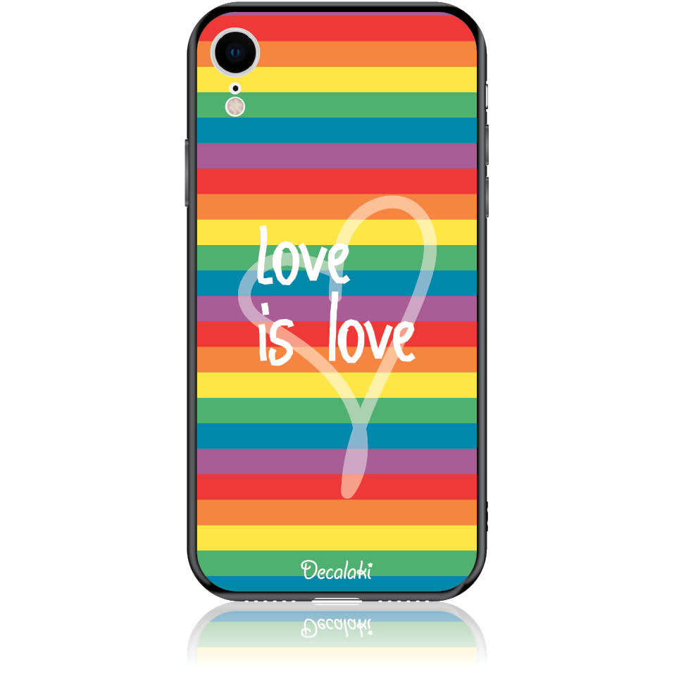 Θήκη για iPhone XR Love is Love - Soft TPU