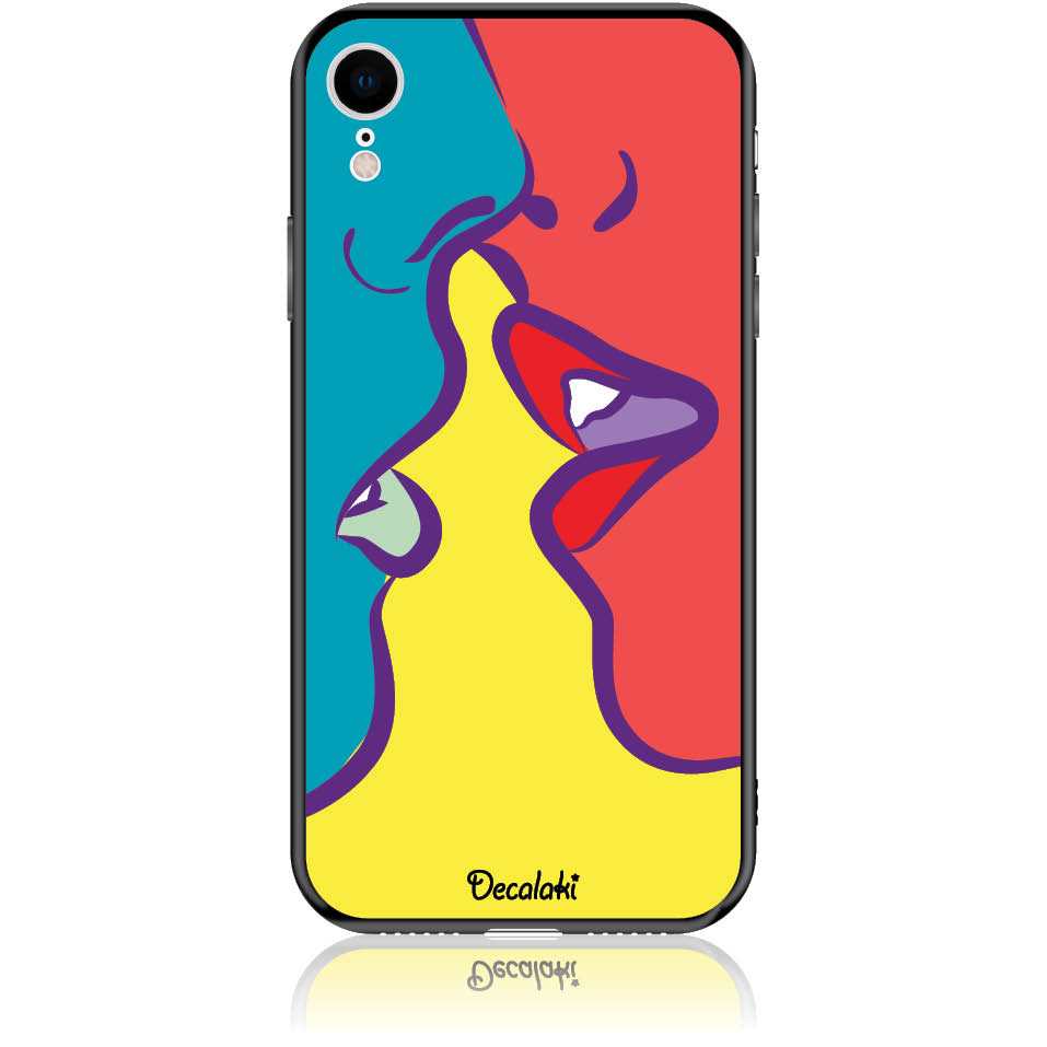 Θήκη για iPhone XR Pop Art Kiss - Soft TPU