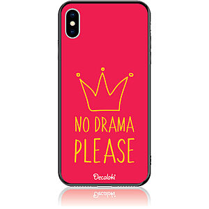 Θήκη για iPhone XS Max No Drama Please - Soft TPU