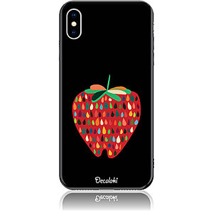 Θήκη για iPhone XS Max Unbite Strawberry Passion - Soft TPU