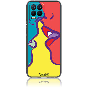 Θήκη για Realme 8 / 8 Pro Pop Art Kiss - Soft TPU