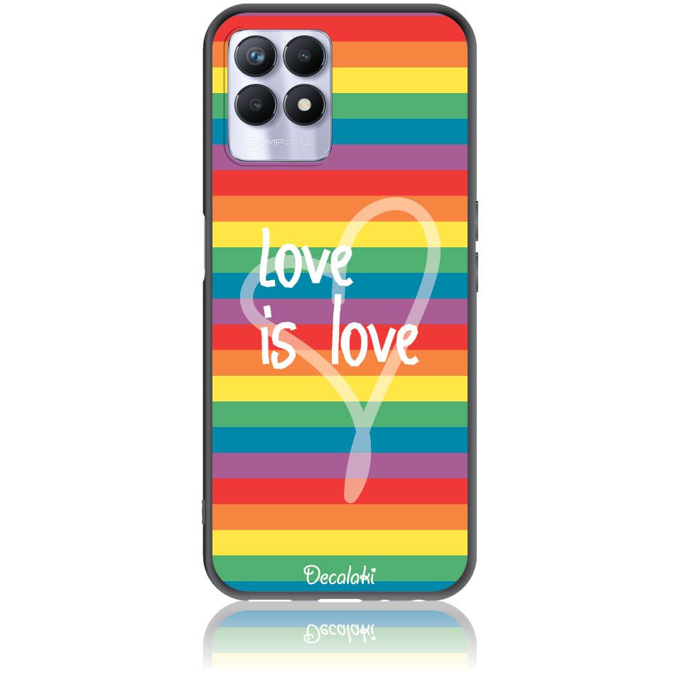 Θήκη για Realme 8i Love is Love - Soft TPU