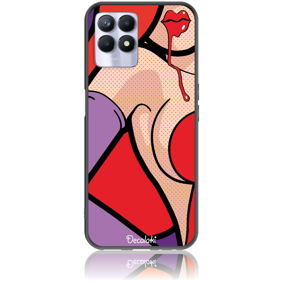 Θήκη για Realme 8i Pop Art Jessica Rabbit - Soft TPU