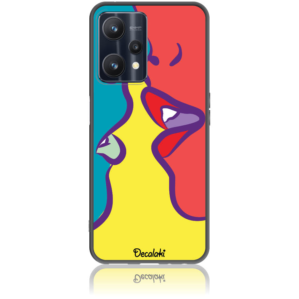 Θήκη για Realme 9 Pro 5G Pop Art Kiss - Soft TPU