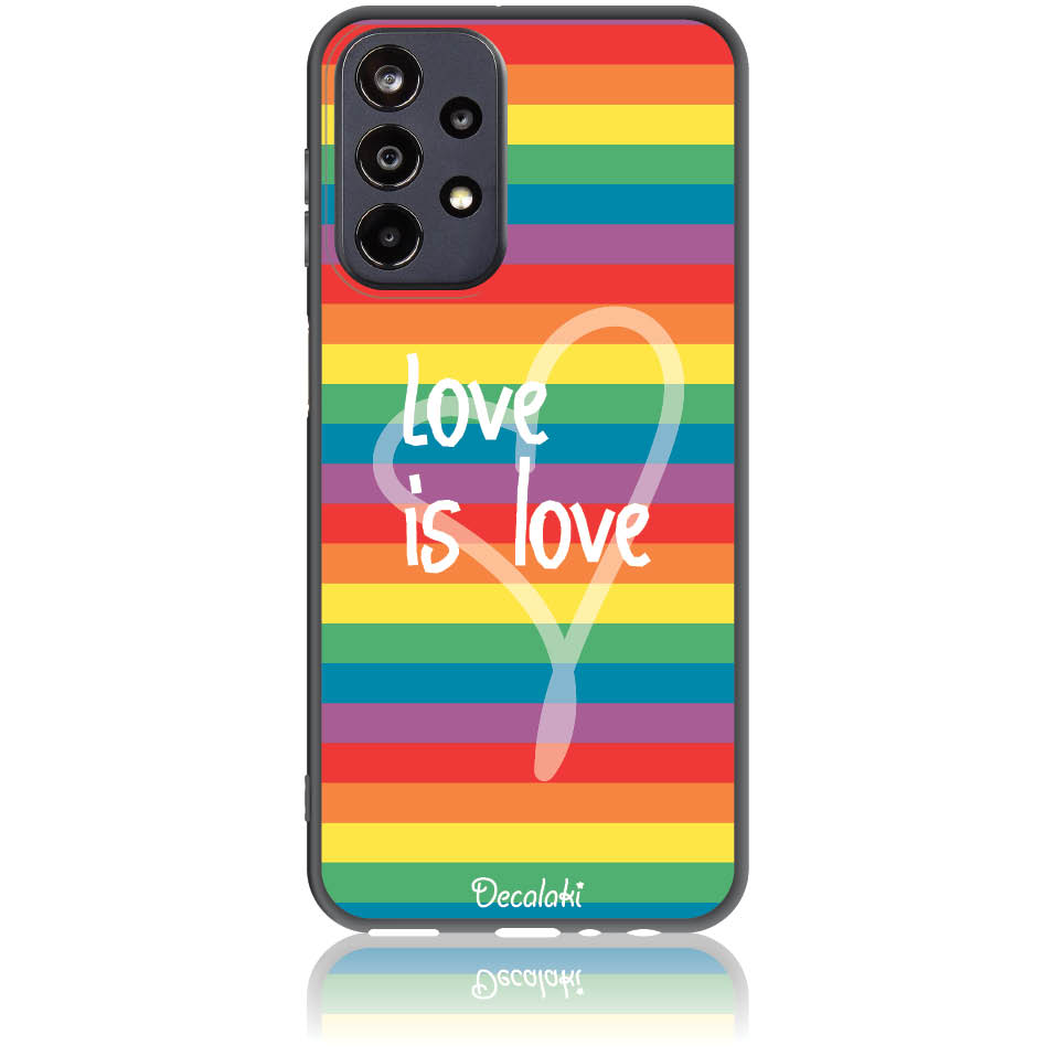 Θήκη για Samsung Galaxy A23 5G Love is Love - Soft TPU