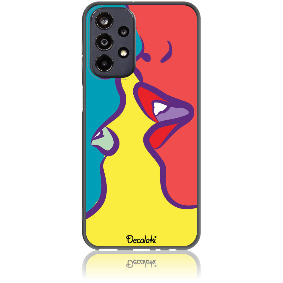 Θήκη για Samsung Galaxy A23 5G Pop Art Kiss - Soft TPU