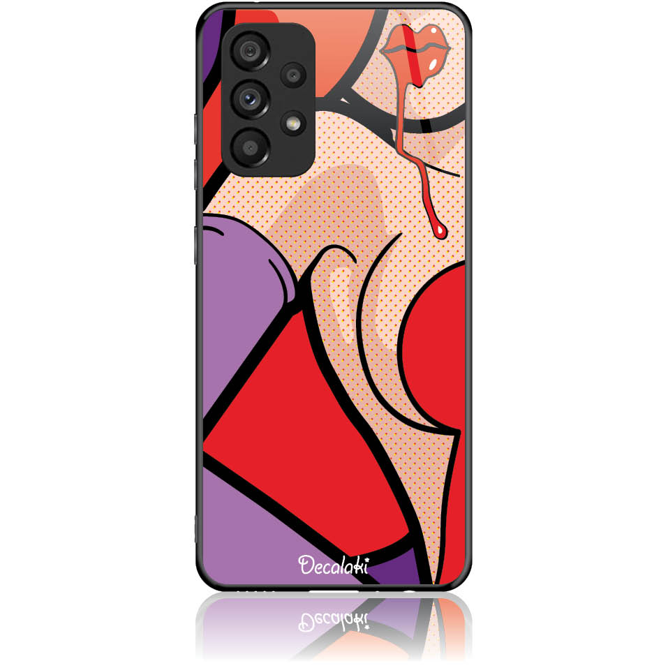 Θήκη για Samsung Galaxy A53 5G Pop Art Jessica Rabbit - Tempered Glass
