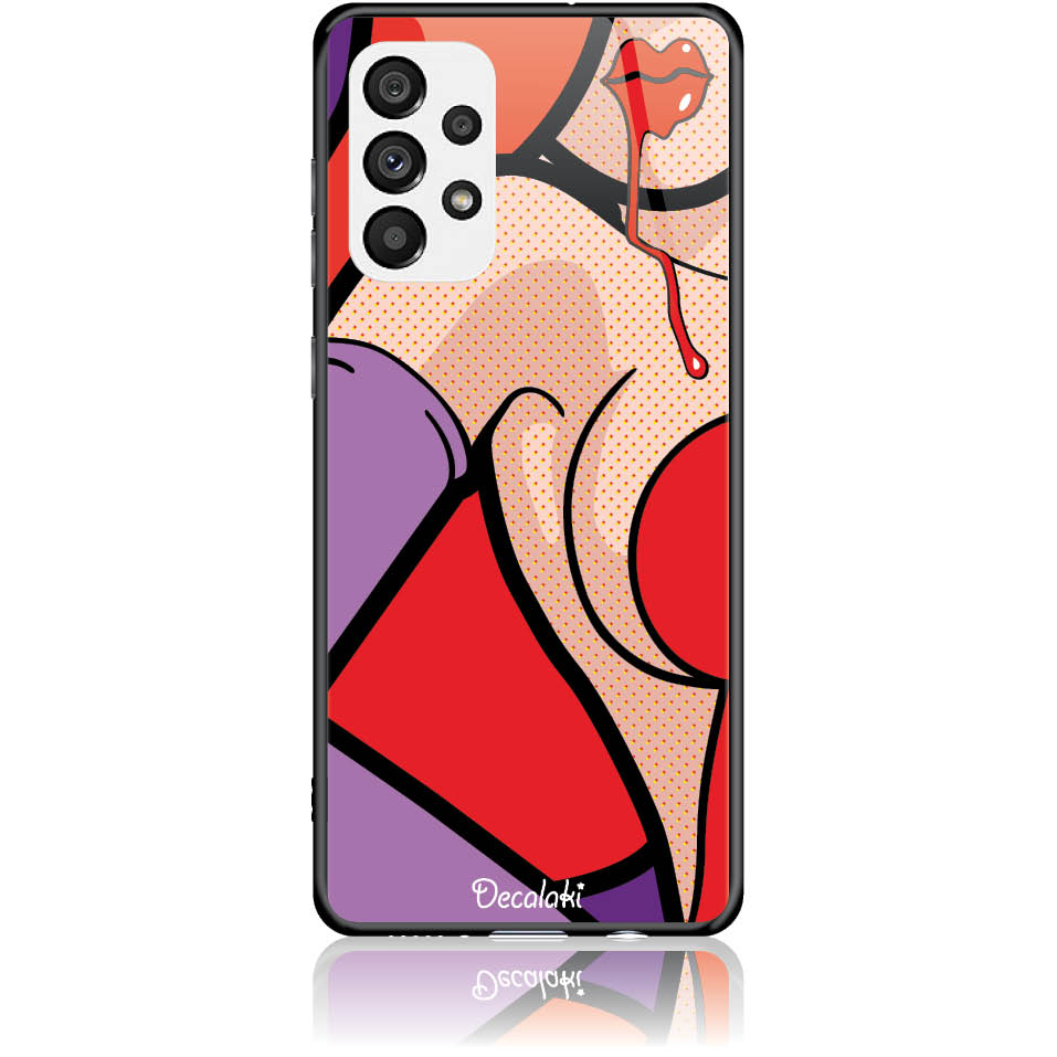 Θήκη για Samsung Galaxy A73 5G Pop Art Jessica Rabbit - Tempered Glass