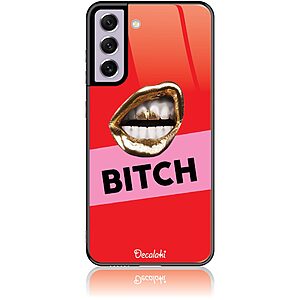 Θήκη για Samsung Galaxy S21 FE 5G BITCH - Tempered Glass
