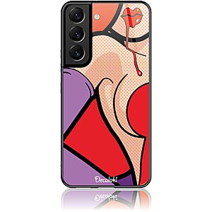 Θήκη για Samsung Galaxy S22 5G Pop Art Jessica Rabbit - Tempered Glass