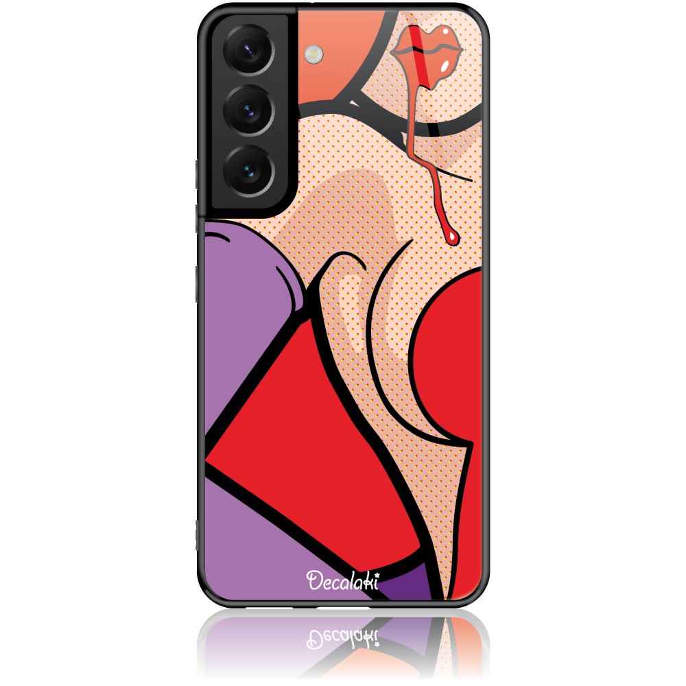 Θήκη για Samsung Galaxy S22 5G Pop Art Jessica Rabbit - Tempered Glass