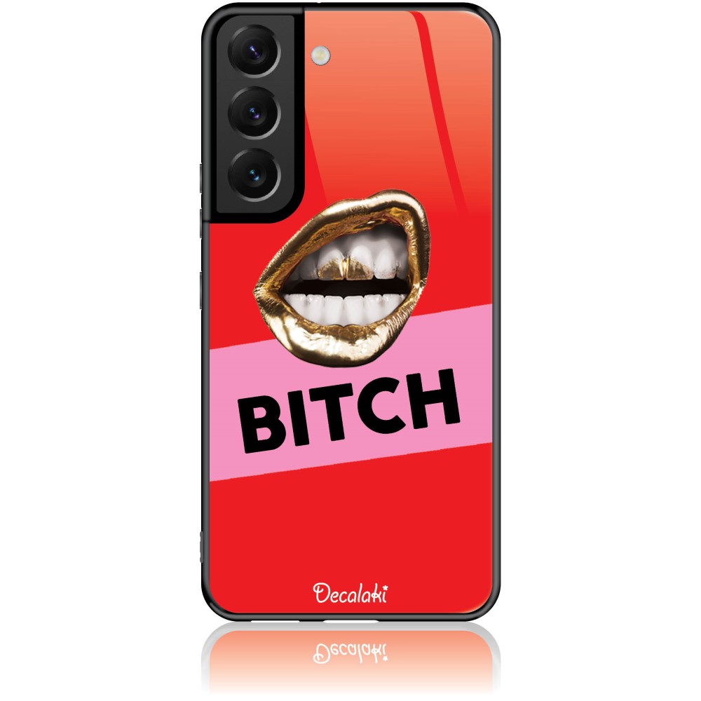 Θήκη για Samsung Galaxy S22 5G BITCH - Tempered Glass