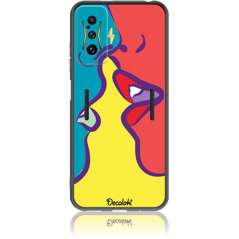 Θήκη για Xiaomi Poco F4 GT 5G Pop Art Kiss - Soft TPU Θήκη για Xiaomi Poco F4 GT 5G Pop Art Kiss - Soft TPU