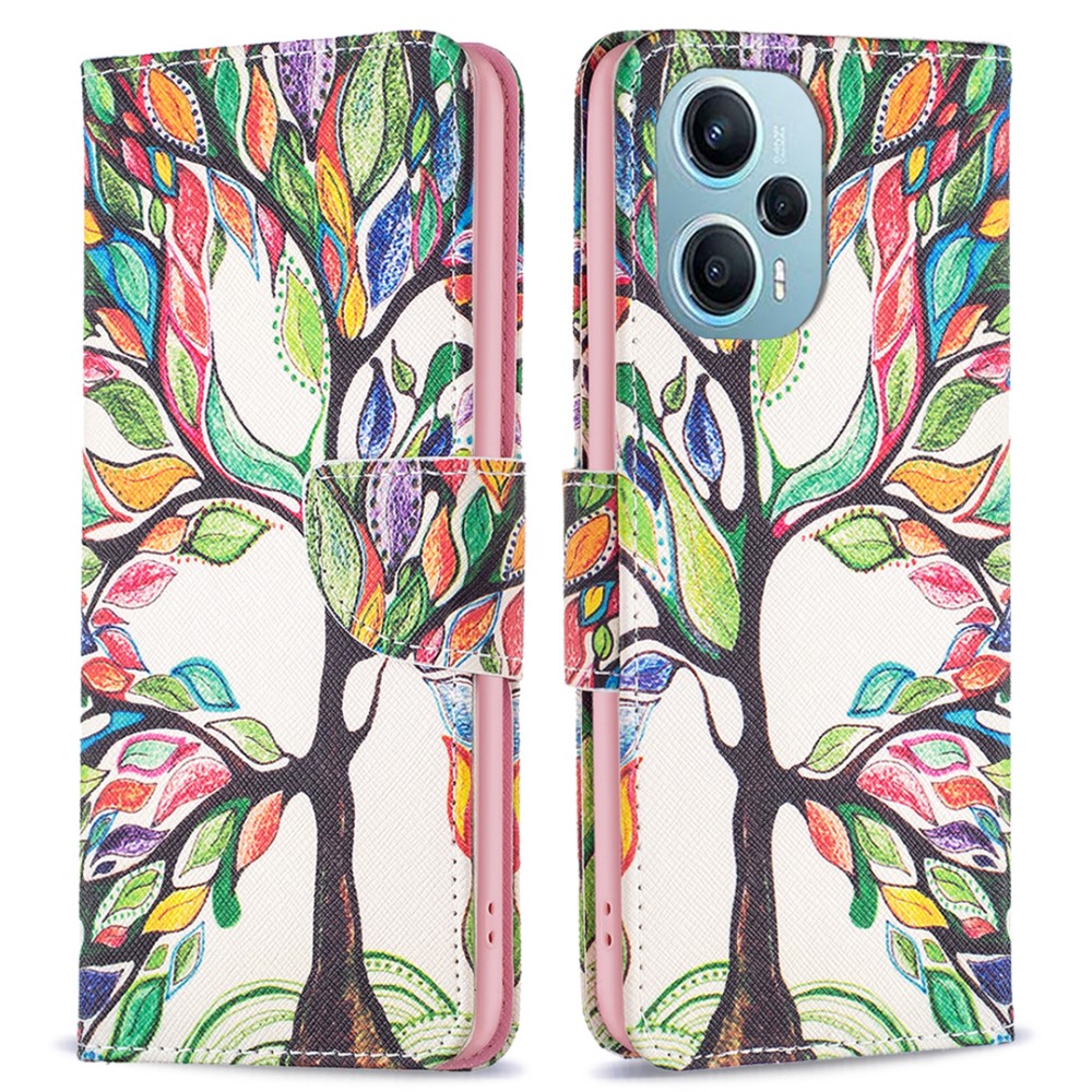Θήκη Xiaomi Poco F5 5G OEM Colorized Tree με βάση στήριξης