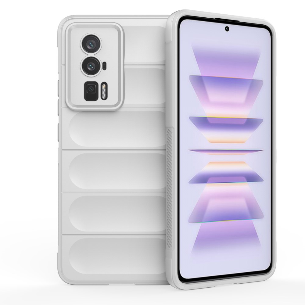 Θήκη Xiaomi Poco F5 Pro 5G Mad Mask Rugged Armor από σκληρό Premium TPU λεύκο Θήκη Xiaomi Poco F5 Pro 5G Mad Mask Rugged Armor από σκληρό Premium TPU λεύκο