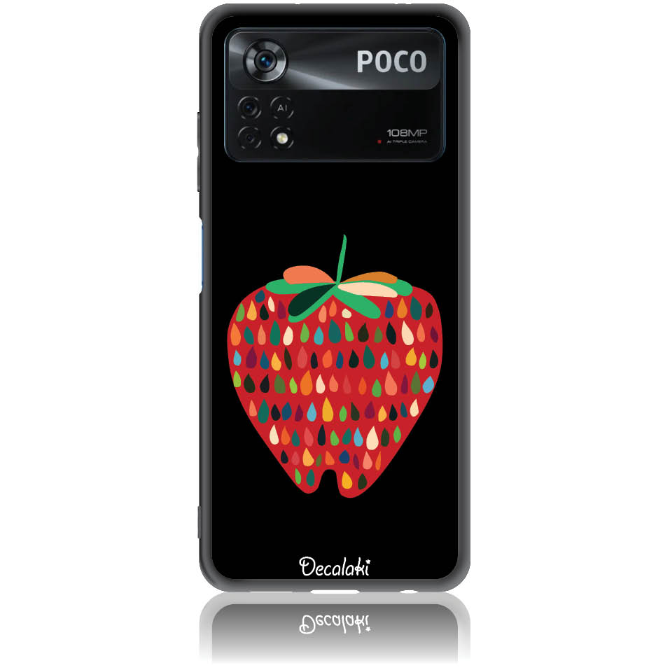 Θήκη για Xiaomi Poco X4 Pro 5G Unbite Strawberry Passion - Soft TPU