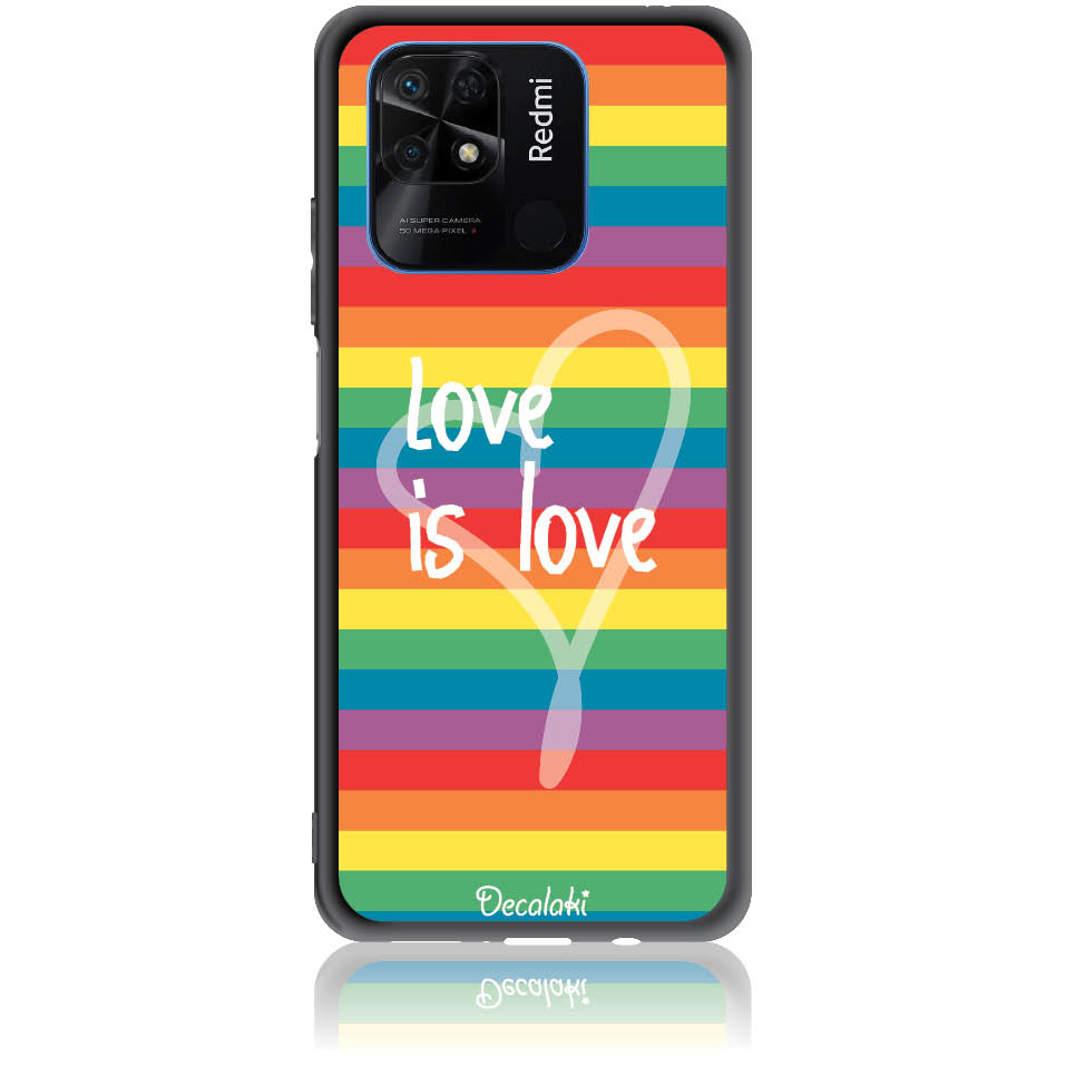 Θήκη για Xiaomi Redmi 10C Love is Love - Soft TPU Θήκη για Xiaomi Redmi 10C Love is Love - Soft TPU