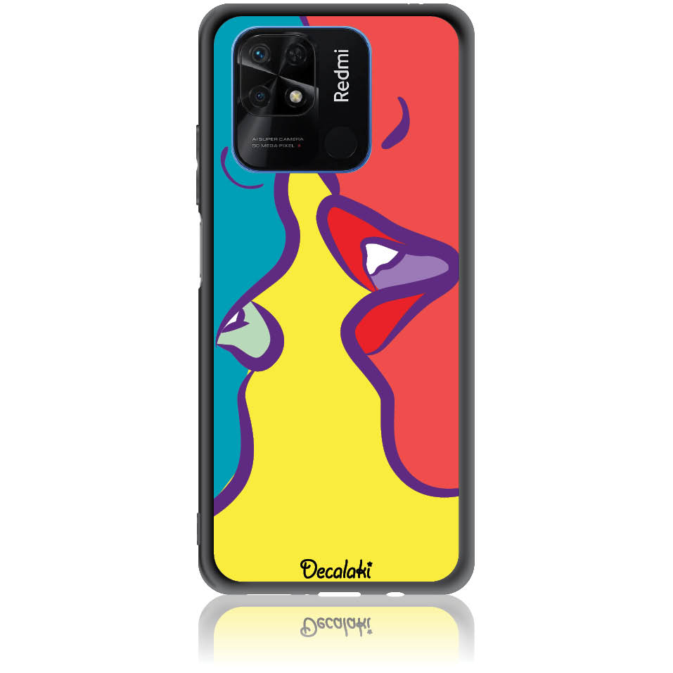 Θήκη για Xiaomi Redmi 10C Pop Art Kiss - Soft TPU