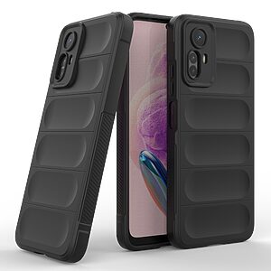 Θήκη Xiaomi Redmi Note 12S Mad Mask Rugged Armor από σκληρό Premium TPU μαύρο - Image 2