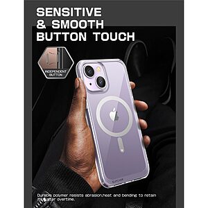 SUPCASE® UB Mag Υβριδική Θήκη iPhone 14 Plus MagSafe Σιλικόνης από Θερμοπλαστικό Υλικό | Πιστοποίηση Αντοχής MIL-STD 810G-516.6 - Transparent - Image 9