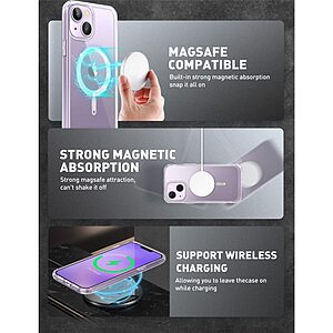SUPCASE® UB Mag Υβριδική Θήκη iPhone 14 Plus MagSafe Σιλικόνης από Θερμοπλαστικό Υλικό | Πιστοποίηση Αντοχής MIL-STD 810G-516.6 - Transparent - Image 10
