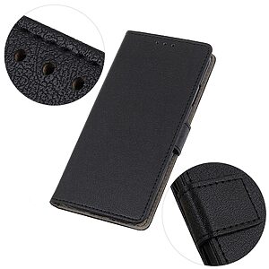 Θήκη Xiaomi Redmi 12 OEM Leather Wallet Case με βάση στήριξης, υποδοχές καρτών και μαγνητικό Back κούμπωμα Flip Wallet από συνθετικό δέρμα μαύρο - Image 5