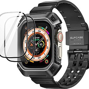 SUPCASE® Unicorn Beetle Pro: Θήκη & Tempered Glass για Apple Watch Ultra (49mm) - Black