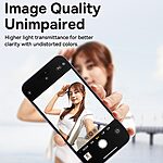 Baseus Crystal [x2.Σετ] Προστατευτικά Φακού Κάμερας για iPhone 15 Pro / 15 Pro Max Πλήρης Κάλυψη, αντιχαρακτικό γυαλί Υψηλής Ευκρίνειας - 0.2mm - Image 5